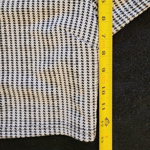 MINKPINK Crop Top Black/White Lined Small EUC - Picture 5 of 5